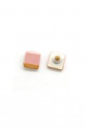 Golden Square Ceramic Studs